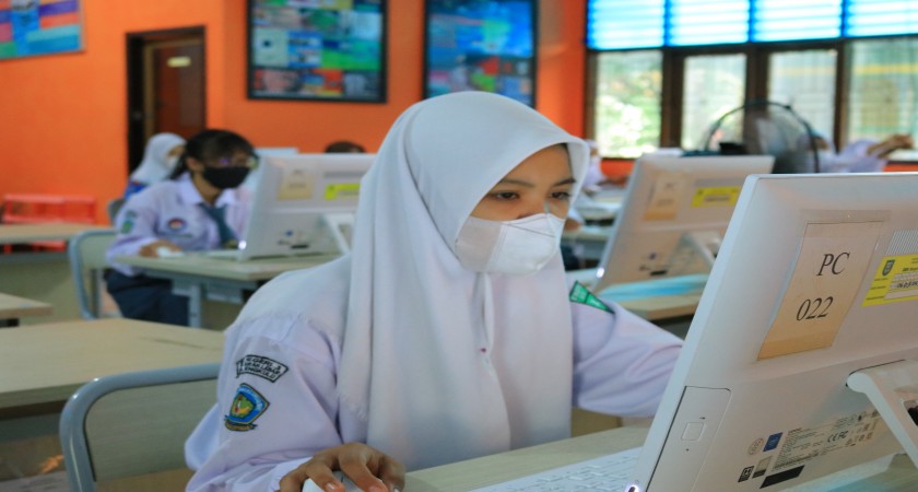 Siswa SMKN 3 Kota Bengkulu mengikuti Asesmen Kompetensi Minimum